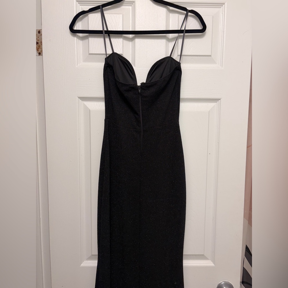 Fashion Nova Black Strapless Dress